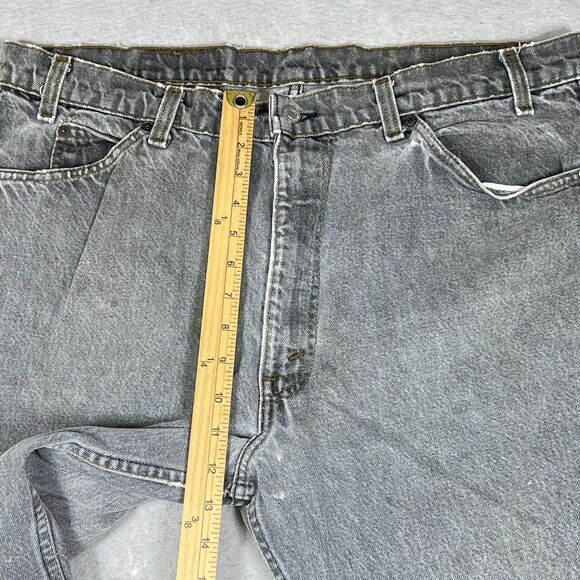 VTG 80’s Levi’s Jeans 517 Bootcut Light Wash Gray Denim Made in USA ACTUAL 38x27 - Picture 7 of 15